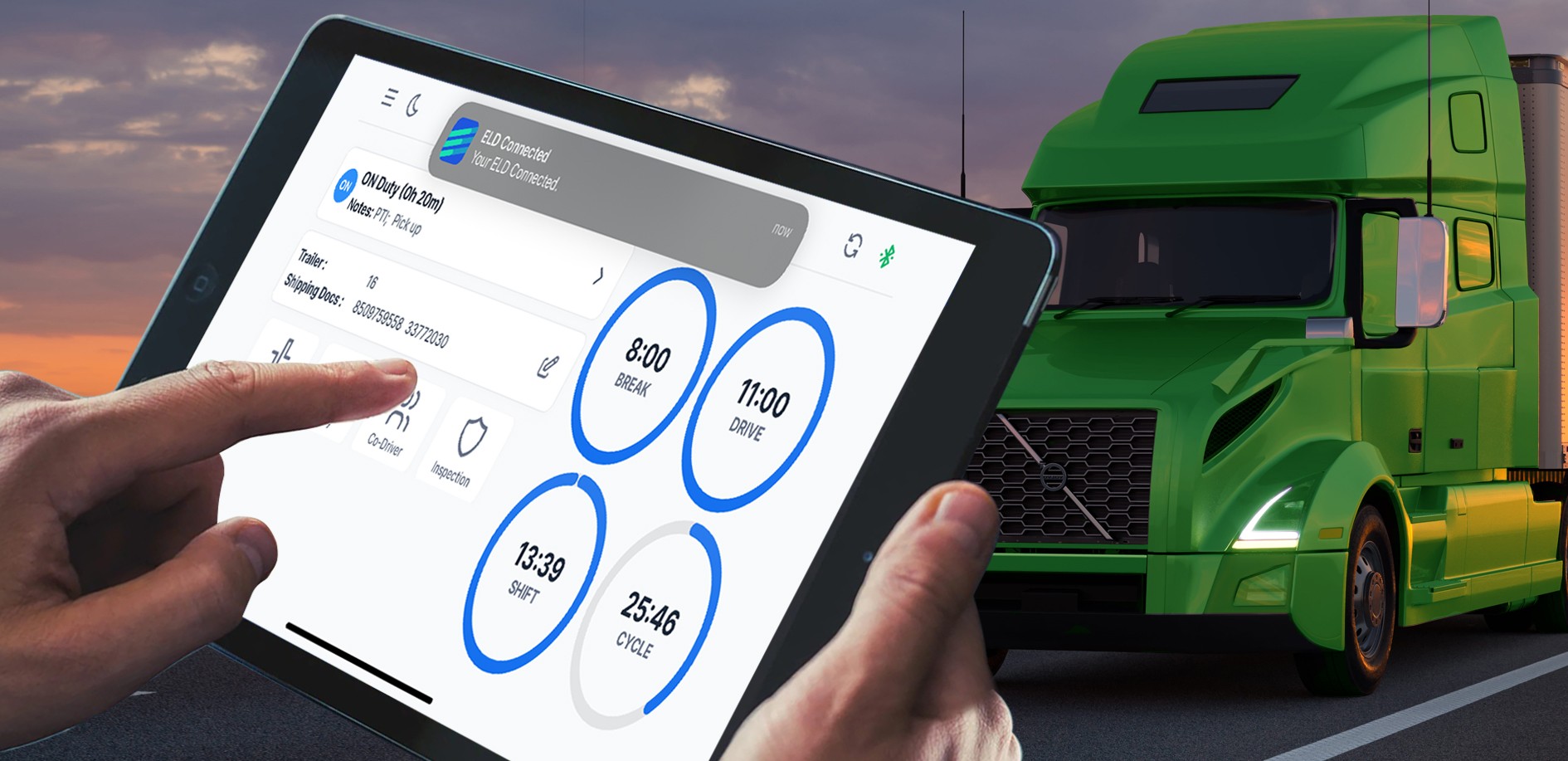 <span> ELD SERVICE 🕔 </span>